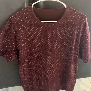 BYLT BASICS DROP CUT LUX POLKA DOT